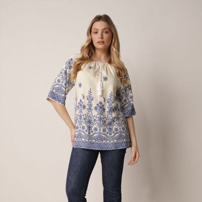 Bluzka damska boho born2be ze sklepu: born2be.pl w kategorii: Bluzki damskie - zdjęcie 054DCF2-170-2564_406305
