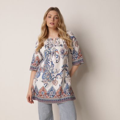 Bluzka damska boho born2be ze sklepu: born2be.pl w kategorii: Bluzki damskie - zdjęcie 054DCF2-170-2564_406336
