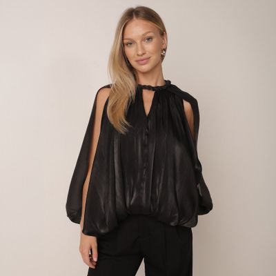 born2be - Bluzka damska na jesień elegancka ze sklepu: born2be.pl w kategorii: Bluzki damskie - zdjęcie 054DCF2-170-2564_407249