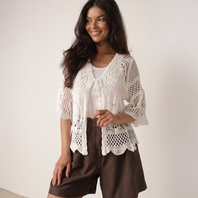 Bluzka damska letnia boho born2be ze sklepu: born2be.pl w kategorii: Bluzki damskie - zdjęcie 054DCF2-170-2564_407713