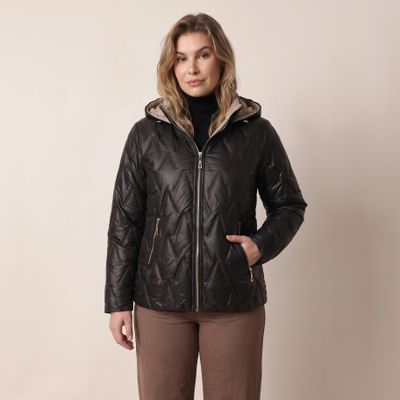 Kurtka damska casual na jesień born2be ze sklepu: born2be.pl w kategorii: Kurtki damskie - zdjęcie 054DCF2-170-2564_409279