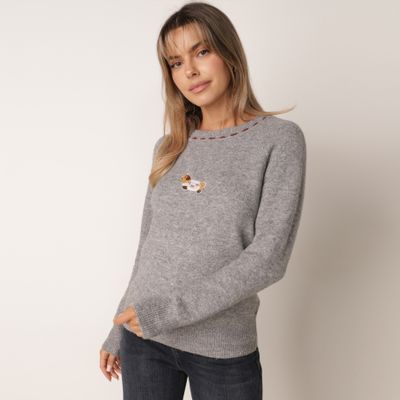 Sweter damski casualowy born2be ze sklepu: born2be.pl w kategorii: Swetry damskie - zdjęcie 054DCF2-170-2564_409514