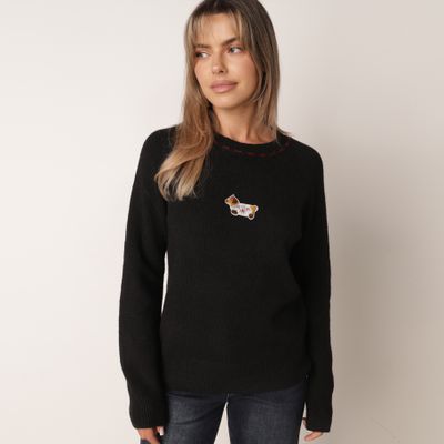 Sweter damski casualowy na zimę born2be ze sklepu: born2be.pl w kategorii: Swetry damskie - zdjęcie 054DCF2-170-2564_409515