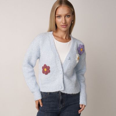 Sweter damski casual na zimę born2be ze sklepu: born2be.pl w kategorii: Swetry damskie - zdjęcie 054DCF2-170-2564_409520