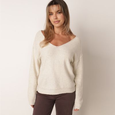 Sweter damski casual born2be ze sklepu: born2be.pl w kategorii: Swetry damskie - zdjęcie 054DCF2-170-2564_409535