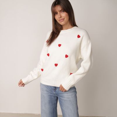 Sweter damski na zimę casual born2be ze sklepu: born2be.pl w kategorii: Swetry damskie - zdjęcie 054DCF2-170-2564_410001