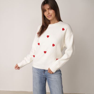 Sweter damski na zimę casual born2be ze sklepu: born2be.pl w kategorii: Swetry damskie - zdjęcie 054DCF2-170-2564_410001
