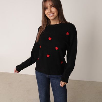 Sweter damski casual born2be ze sklepu: born2be.pl w kategorii: Swetry damskie - zdjęcie 054DCF2-170-2564_410003