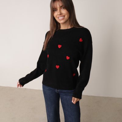 Sweter damski casual born2be ze sklepu: born2be.pl w kategorii: Swetry damskie - zdjęcie 054DCF2-170-2564_410003