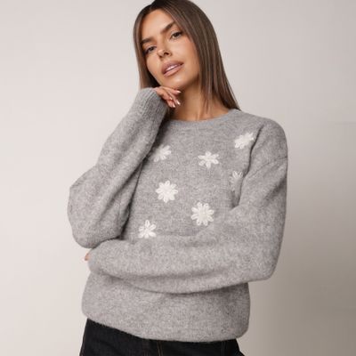 Sweter damski na zimę casual born2be ze sklepu: born2be.pl w kategorii: Swetry damskie - zdjęcie 054DCF2-170-2564_410011