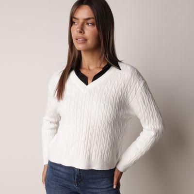 Sweter damski born2be ze sklepu: born2be.pl w kategorii: Swetry damskie - zdjęcie 054DCF2-170-2564_410176