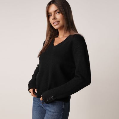 Sweter damski na zimę born2be ze sklepu: born2be.pl w kategorii: Swetry damskie - zdjęcie 054DCF2-170-2564_410182
