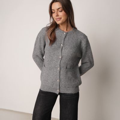 Sweter damski na zimę born2be ze sklepu: born2be.pl w kategorii: Swetry damskie - zdjęcie 054DCF2-170-2564_410416