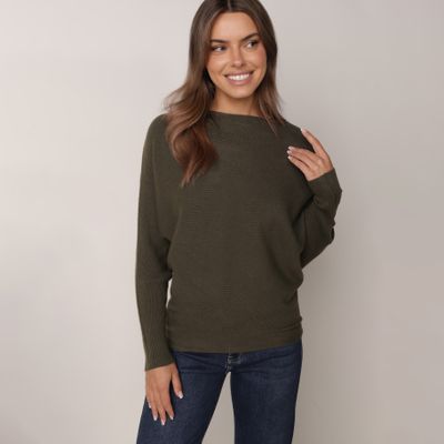Sweter damski casual born2be ze sklepu: born2be.pl w kategorii: Swetry damskie - zdjęcie 054DCF2-170-2564_410432