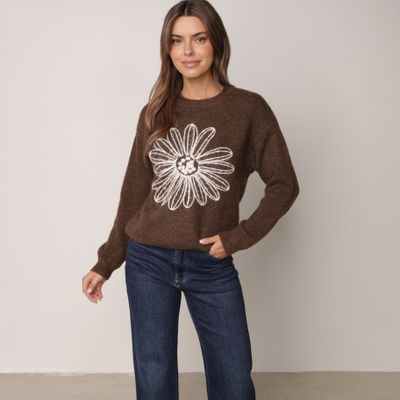 Sweter damski na zimę born2be ze sklepu: born2be.pl w kategorii: Swetry damskie - zdjęcie 054DCF2-170-2564_410445