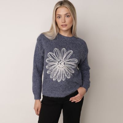 Sweter damski casual born2be ze sklepu: born2be.pl w kategorii: Swetry damskie - zdjęcie 054DCF2-170-2564_410446