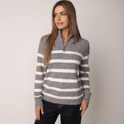 Sweter damski na zimę born2be ze sklepu: born2be.pl w kategorii: Swetry damskie - zdjęcie 054DCF2-170-2564_410449