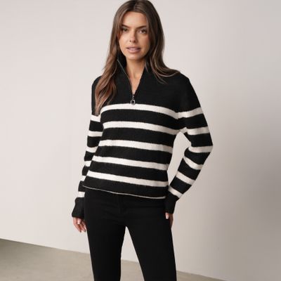 Sweter damski na zimę casual born2be ze sklepu: born2be.pl w kategorii: Swetry damskie - zdjęcie 054DCF2-170-2564_410451