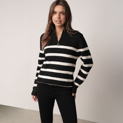 Sweter damski na zimę casual born2be ze sklepu: born2be.pl w kategorii: Swetry damskie - zdjęcie 054DCF2-170-2564_410451
