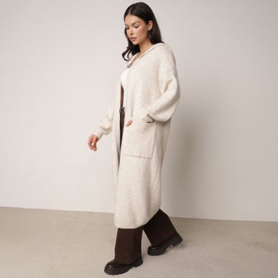 Sweter damski casual na zimę born2be ze sklepu: born2be.pl w kategorii: Swetry damskie - zdjęcie 054DCF2-170-2564_410467