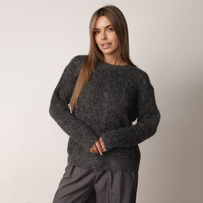 born2be - Sweter damski na zimę ze sklepu: born2be.pl w kategorii: Swetry damskie - zdjęcie 054DCF2-170-2564_410504