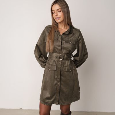 Płaszcz damski casual born2be ze sklepu: born2be.pl w kategorii: Płaszcze damskie - zdjęcie 054DCF2-170-2564_410984