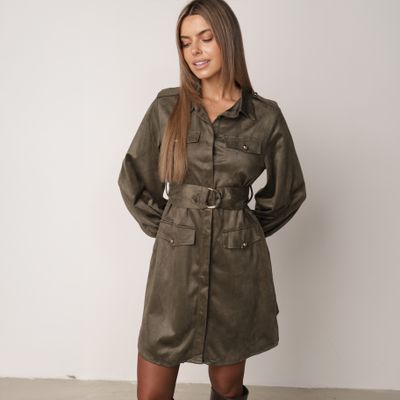 Płaszcz damski casual born2be ze sklepu: born2be.pl w kategorii: Płaszcze damskie - zdjęcie 054DCF2-170-2564_410984