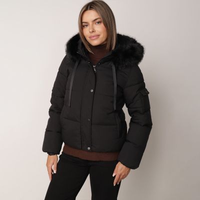 born2be - Kurtka damska casual zimowa ze sklepu: born2be.pl w kategorii: Kurtki damskie - zdjęcie 054DCF2-170-2564_411125