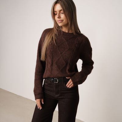 born2be - Sweter damski zimowy ze sklepu: born2be.pl w kategorii: Swetry damskie