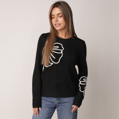 Sweter damski casual born2be ze sklepu: born2be.pl w kategorii: Swetry damskie - zdjęcie 054DCF2-170-2564_411273
