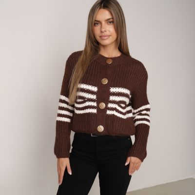 Sweter damski na zimę born2be ze sklepu: born2be.pl w kategorii: Swetry damskie - zdjęcie 054DCF2-170-2564_411370