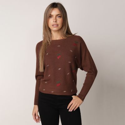 Sweter damski na zimę born2be ze sklepu: born2be.pl w kategorii: Swetry damskie