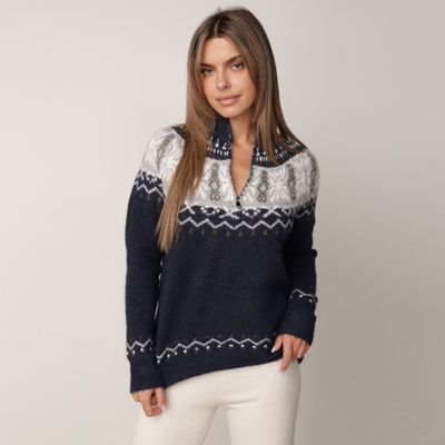 Sweter damski zimowy born2be ze sklepu: born2be.pl w kategorii: Swetry damskie - zdjęcie 054DCF2-170-2564_411381