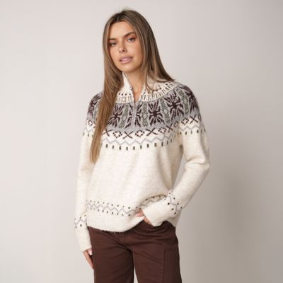 Sweter damski zimowy born2be ze sklepu: born2be.pl w kategorii: Swetry damskie - zdjęcie 054DCF2-170-2564_411382