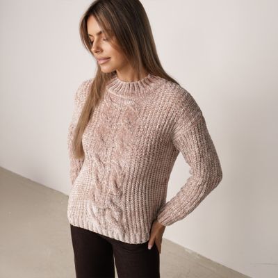 Sweter damski zimowy born2be ze sklepu: born2be.pl w kategorii: Swetry damskie
