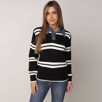 Sweter damski na zimę born2be ze sklepu: born2be.pl w kategorii: Swetry damskie - zdjęcie 054DCF2-170-2564_411418