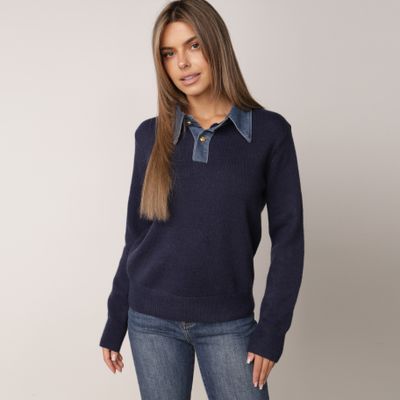 Sweter damski na zimę born2be ze sklepu: born2be.pl w kategorii: Swetry damskie