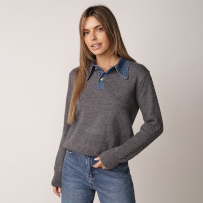 Sweter damski na zimę born2be ze sklepu: born2be.pl w kategorii: Swetry damskie