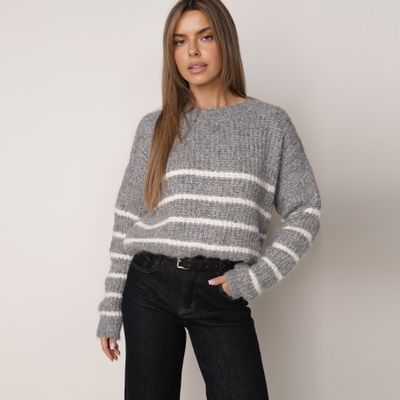 Sweter damski na zimę casual born2be ze sklepu: born2be.pl w kategorii: Swetry damskie