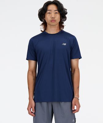 T-shirt męski w sportowym stylu na wiosnę New Balance ze sklepu: New Balance Poland w kategorii: T-shirty męskie - zdjęcie 08F3FC-30B-10813_3214448