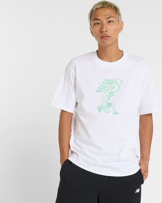 T-shirt męski sportowy New Balance ze sklepu: New Balance Poland w kategorii: T-shirty męskie - zdjęcie 08F3FC-30B-10813_3214595