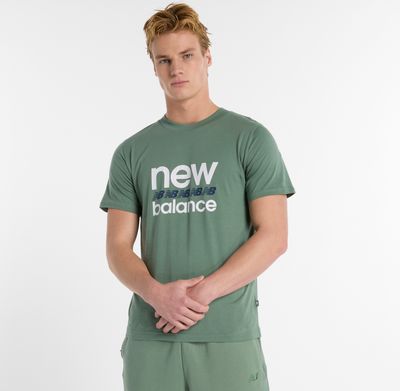 T-shirt męski sportowy New Balance ze sklepu: New Balance Poland w kategorii: T-shirty męskie - zdjęcie 08F3FC-30B-10813_3214851