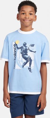 New Balance - T-shirt chłopięce na lato ze sklepu: New Balance Poland w kategorii: T-shirty chłopięce - zdjęcie 08F3FC-30B-10813_3215386