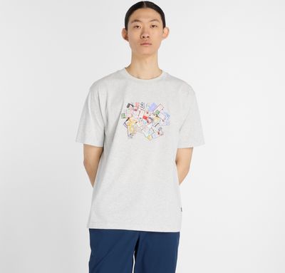 T-shirt męski sportowy New Balance ze sklepu: New Balance Poland w kategorii: T-shirty męskie - zdjęcie 08F3FC-30B-10813_3215501