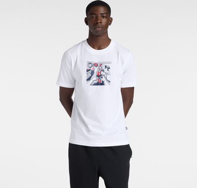 T-shirt męski New Balance ze sklepu: New Balance Poland w kategorii: T-shirty męskie - zdjęcie 08F3FC-30B-10813_3216231