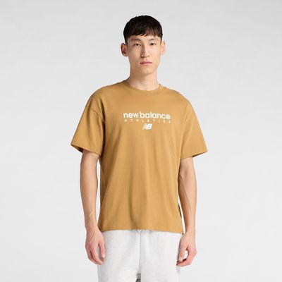 T-shirt męski w sportowym stylu New Balance ze sklepu: New Balance Poland w kategorii: T-shirty męskie - zdjęcie 08F3FC-30B-10813_3216273