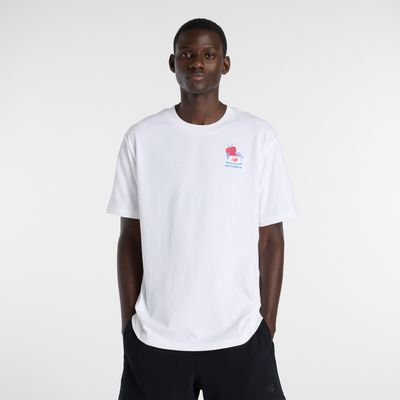 New Balance - T-shirt męski sportowy ze sklepu: New Balance Poland w kategorii: T-shirty męskie - zdjęcie 08F3FC-30B-10813_3216394