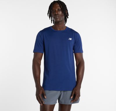New Balance - T-shirt męski sportowy na wiosnę ze sklepu: New Balance Poland w kategorii: T-shirty męskie - zdjęcie 08F3FC-30B-10813_3216654