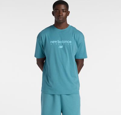 New Balance - T-shirt męski ze sklepu: New Balance Poland w kategorii: T-shirty męskie - zdjęcie 08F3FC-30B-10813_3216729
