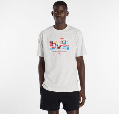 New Balance - T-shirt męski ze sklepu: New Balance Poland w kategorii: T-shirty męskie - zdjęcie 08F3FC-30B-10813_3216904
